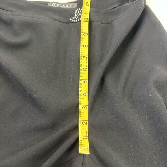 Lynn Cantin Women's 10 Rhinestone Crystal Sleeve Suit Set Black Evening Party - Picture 14 of 16